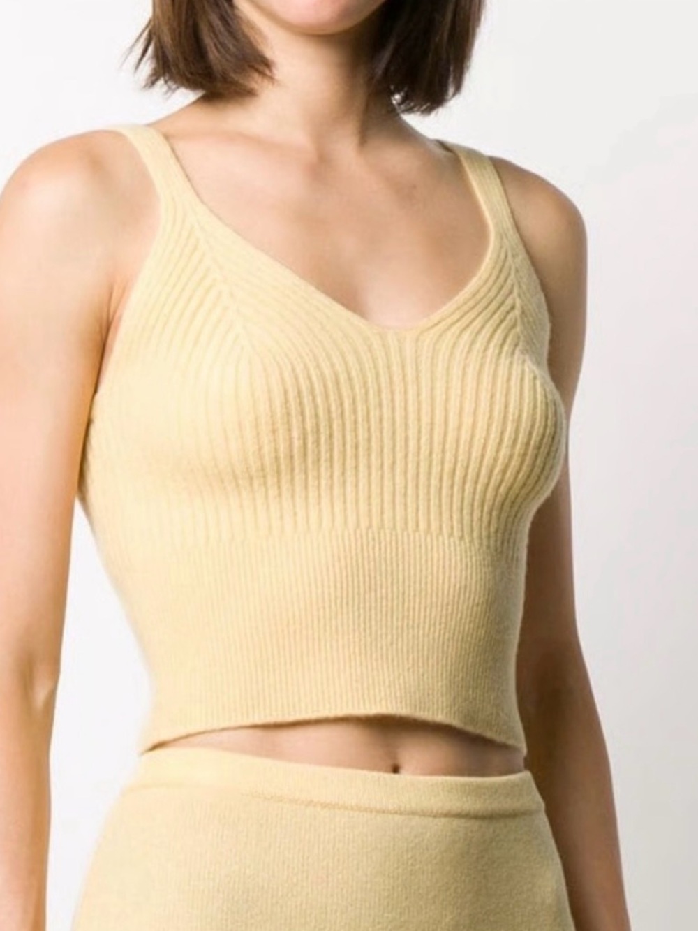 Sandro Knit Cropped Tank